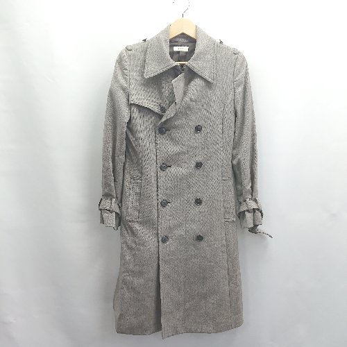 ◇ ⊇◎ G.V.G.V. ジーヴィージーヴィー ヘリンボーン柄 長袖 トレンチコート サイズ36 グレー レディース E 【中古】 ◇ ⊇◎ G.V.G.V. ジーヴィージーヴィー ヘリンボーン柄 長袖 トレンチコート サイズ36 グレー レディース E 【中古】