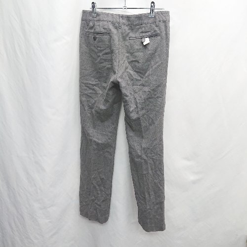 ◇ Θ グリーンレーベル リラクシング シンプル スラックス サイズ38 グレー系 メンズレディース E 【中古】