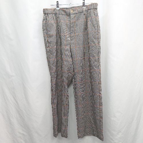 ◇ Θ レイジブルー 千鳥格子柄 スラックス サイズM グレー系 メンズレディース E 【中古】