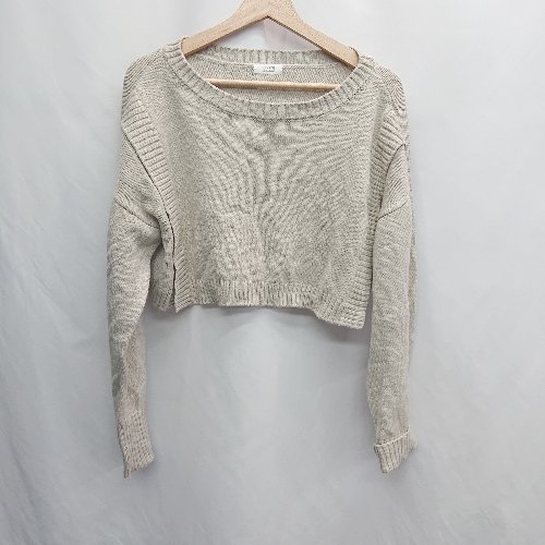◇ ⊂ LOWRYS FARM ローリーズファーム ニットリブ 長袖ニット ロングワンピース サイズF ベージュ系 レディース E 【中古】 ◇ ⊂ LOWRYS FARM ローリーズファーム ニットリブ 長袖ニット ロングワンピース サイズF ベージュ系 レディース E 【中古】