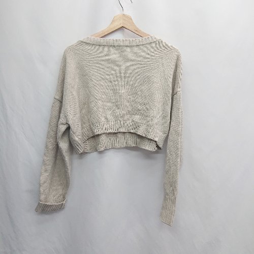 ◇ ⊂ LOWRYS FARM ローリーズファーム ニットリブ 長袖ニット ロングワンピース サイズF ベージュ系 レディース E 【中古】