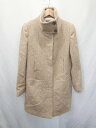 ■ ⊇ MANGO BASICS マンゴーベーシック ウール 長袖 コート サイズS ベージュ レディース E 【中古】
