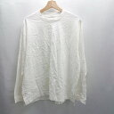 ◇ ⊂ WYM LIDNM ウィム バイ リドム 綿 長袖 Tシャツ サイズS ホワイト メンズ E 【中古】