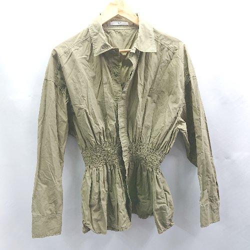 ◇ ⊂ SLY スライ 綿100% 長袖 チュニック サイズF カーキ レディース E 【中古】 ◇ ⊂ SLY スライ 綿100% 長袖 チュニック サイズF カーキ レディース E 【中古】