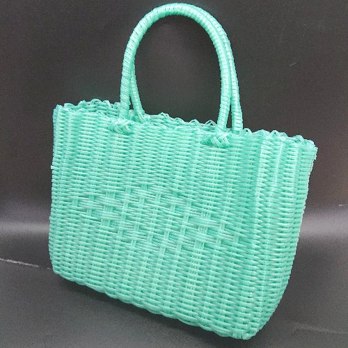 ◇ ⊂ ACCOMMODE アコモデ 籠バッグ グリーン系 レディース E 【中古】