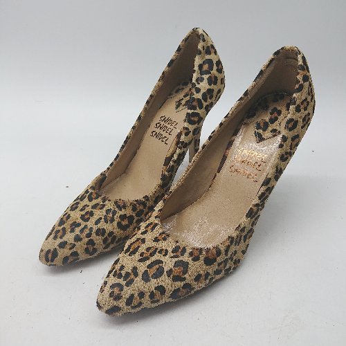 ◇ Θ snidel スナイデル 豹柄 レオパード パンプス サイズL ベージュ系 レディース E 【中古】(4)