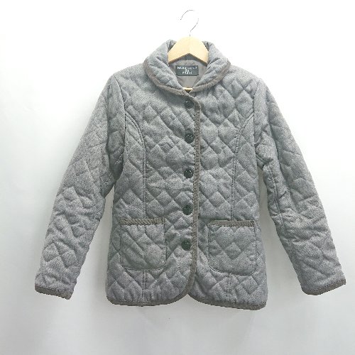 ◇ ⊇ MAMAIKUKO DE PARIS 長袖 キルティングジャケット サイズM グレー系 レディース E 【中古】(4)