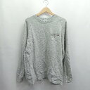 ◇ ⊇ CAPSULE-T プリント 長袖 トレーナー サイズM グレー レディース E 【中古】