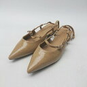 ◇ Θ RIVE DROITE リヴドロワ フラット パンプス サイズS キャメル レディ-ス E 【中古】