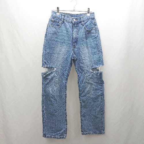 ◇ ⊂ PAGEBOY ページボーイ ダメージ加工 デニムパンツ サイズ25S ブルー系 レディース E 【中古】 ◇ ⊂ PAGEBOY ページボーイ ダメージ加工 デニムパンツ サイズ25S ブルー系 レディース E 【中古】
