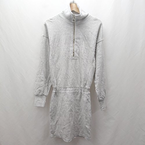 ◇ ⊇ MOUSSY マウジー 長袖 膝下丈 ワンピース サイズ1 ホワイト系 レディース E 【中古】