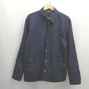 ◇ ⊇ DCOLLECTION ディーコレクション 長袖 シャツ サイズL ネイビー系 メンズ E 【中古】(4)