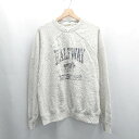 ◇ ⊇ anoco no oheya アノコノオへヤ 綿100% 長袖 トレーナー サイズF オフホワイト レディ−ス E 【中古】