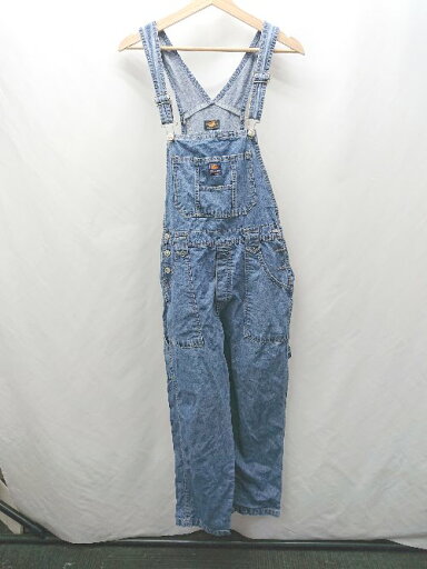 ◇ Θ ROUTE66 ルート66 ノースリーブ オーバーオール サイズM ブルー系 メンズ E 【中古】