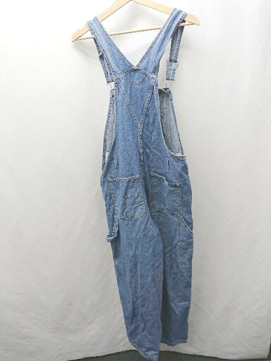 ◇ Θ ROUTE66 ルート66 ノースリーブ オーバーオール サイズM ブルー系 メンズ E 【中古】