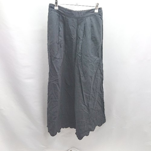 ◇ ⊇ studio CLIP スタディオクリップ 裾透けレース ワイド パンツ サイズL ネイビー系 レディース E 【中古】 ◇ ⊇ studio CLIP スタディオクリップ 裾透けレース ワイド パンツ サイズL ネイビー系 レディース E 【中古】