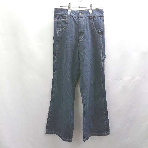 ◇ Θ Java ジャバ バックウエストゴム デニム調 ワイドパンツ サイズL インディゴ レディース E 【中古】 ◇ Θ Java ジャバ バックウエストゴム デニム調 ワイドパンツ サイズL インディゴ レディース E 【中古】