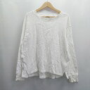 ◇ ⊂ Khaki カーキ 無地 長袖 長袖シャツ サイズ表記なし ホワイト系 レディース E 【中古】(4)