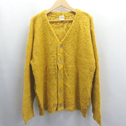 ◇ ⊇ KOOKY'N クーキー ミドルゲージ 長袖 カーディガン サイズF マスタードイエロー メンズ E 【中古】 ◇ ⊇ KOOKY'N クーキー ミドルゲージ 長袖 カーディガン サイズF マスタードイエロー メンズ E 【中古】