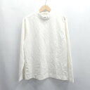 ◇ ⊇◎●未使用● UNION STATION MEN'S BIGI ボトルネック 長袖 プルオーバー サイズM ホワイト メンズ E 【中古】(4)