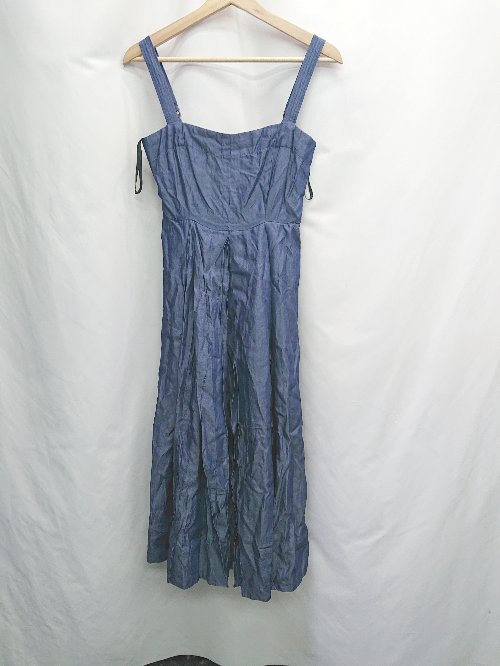 ◇ ⊂ The Virgniaザ ヴァージニア キャミソール ロング丈 ワンピース サイズ36 ブルー系 レディース E ..