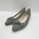 ◇ Θ Oriental Traffic オリエンタルトラフィック 高級感 パンプス サイズ38 グレー系 レディース E 【中古】(4)