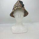 ◇ Θ LolaCA4LAカシラ 豹柄 レオパード ハット 帽子 ブラウン系 サイズ レディース E 【中古】