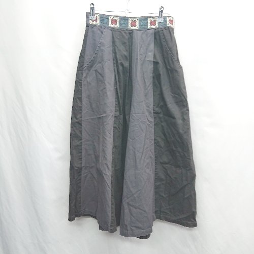 ◇ ⊂ is ScoLar イズスカラー ガウチョパンツ サイズM ダークグレー レディース E 【中古】
