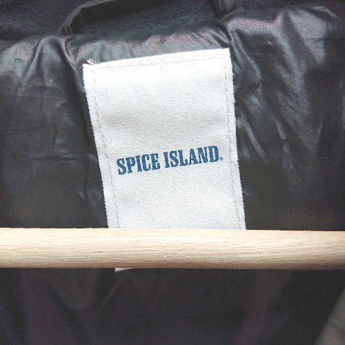 ◇ ⊆ spice island カジュアル　カモ柄 長袖 ダウンジャケット サイズM グリーン系 メンズ E 【中古】