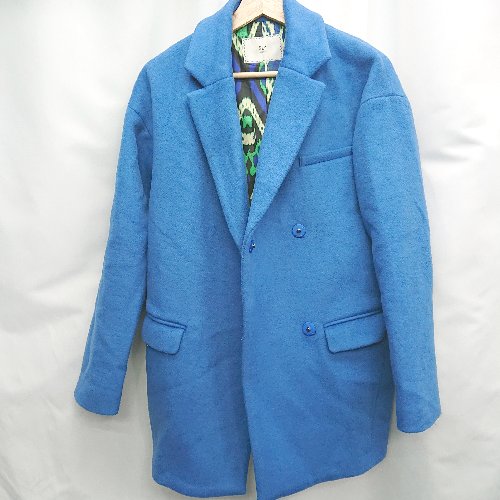 ◇ ⊆ SLY 裏地柄あり 長袖 コート サイズ1 ブルー系 レディース E 【中古】 ◇ ⊆ SLY 裏地柄あり 長袖 コート サイズ1 ブルー系 レディース E 【中古】