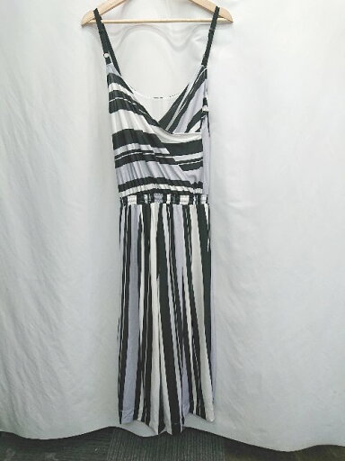 ◇ ⊂ AZUL BY MOUSSY アズールバイマウジー ストライプ なし サロペット サイズF ネイビー ホワイト レディース E 【中古】 ◇ ⊂ AZUL BY MOUSSY アズールバイマウジー ストライプ なし サロペット サイズF ネイビー ホワイト レディース E 【中古】