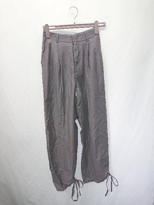◇ ⊂ PAGEBOY ページボーイ タック入り スラックス サイズF グレー レディース E 【中古】