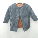 ◇ ⊇ URBAN RESEARCH アーバンリサーチ 裏地キルティング 長袖 ボアジャケット サイズ105 ブルー系 メンズレディース E 【中古】
