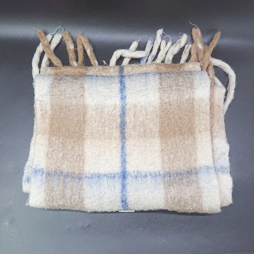 ◇ ⊇ allison brown　アリソンブラウン カジュアル マフラー F ベージュ系 レディース E 【中古】のサムネイル