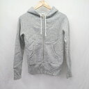 ◇ ⊇ DRESSTERIOR ドレステリア 裏起毛 長袖 パーカー サイズ2 グレー レディース E 【中古】