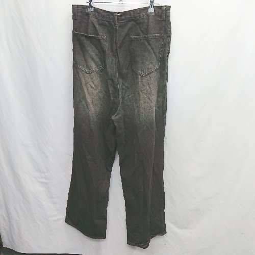 ◇ Θ Alfred Alex アルフレッドアレックス ウォッシュ加工 バギーパンツ サイズL ブラック系 メンズレディース E 【中古】