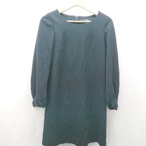 ◇ ⊂ UNIVERSAL MUSE ユニバーサル ミューズ 無地 長袖 膝丈 チュニックワンピース サイズ ネイビー系 レディース E 【中古】 ◇ ⊂ UNIVERSAL MUSE ユニバーサル ミューズ 無地 長袖 膝丈 チュニックワンピース サイズ ネイビー系 レディース E 【中古】