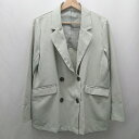 ◇ ⊇ オリーブ デ オリーブ シンプル ウエストゴム ショートパンツ セットアップ サイズF グリーン系 レディース E 【中古】