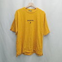 ◇ ⊂ KANGOL 刺しゅう入り 半袖 Tシャツ サイズS オレンジ系 メンズレディース E 【中古】