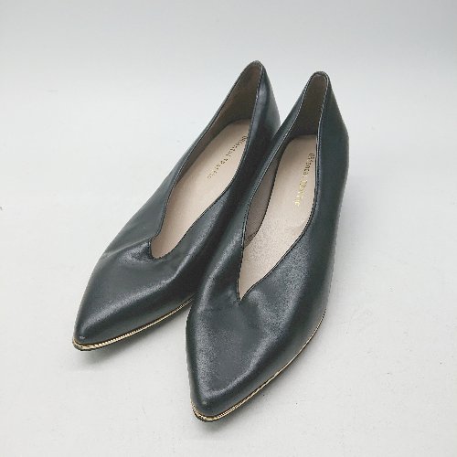 ◇ Θ Oriental Traffic オリエンタルトラフィック チャンキーヒール パンプス サイズ37 ブラック レディース E 【中古】(4)