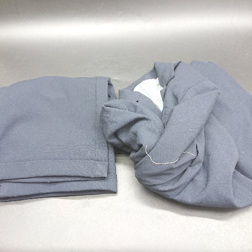 ◇ ⊂ BEAMS ビームス シンプル 子供用スーツ型セットアップ サイズ120 ネイビー系 メンズ E 【中古】