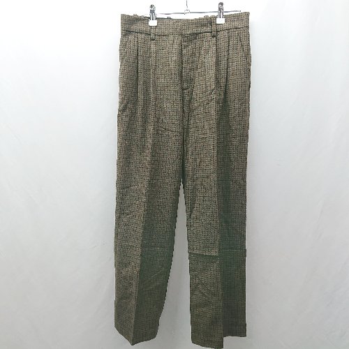 ◇ ◎ H&M フロントファスナー 千鳥柄 秋冬向け カジュアル ストレートパンツ サイズ165/72A ダークブラウン系 メンズ E 【中古】 ◇ ◎ H&M フロントファスナー 千鳥柄 秋冬向け カジュアル ストレートパンツ サイズ165/72A ダークブラウン系 メンズ E 【中古】