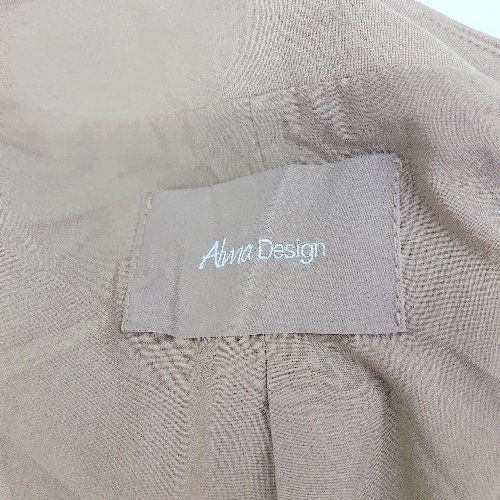 ◇ ⊇ Alma Design 長袖 ジャケット サイズM ブラウン系 レディース E 【中古】