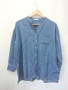 ◇ Θ ITEMS URBAN RESEARCH アイテムズ アーバンリサーチ デニム 長袖 シャツ ブラウス サイズF ブルー系 レディース E 【中古】(4)