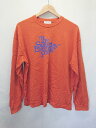 ◇ ⊂ PAGEBOY ページボーイ ストリート系 メンズライク 長袖 ロングTシャツ サイズF オレンジ系 レディース E 【中古】