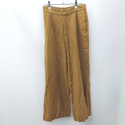 ◇ Θ ivory court アイボリーコート 無地 カジュアルスラックスパンツ サイズS イエロー系 レディース E 【中古】
