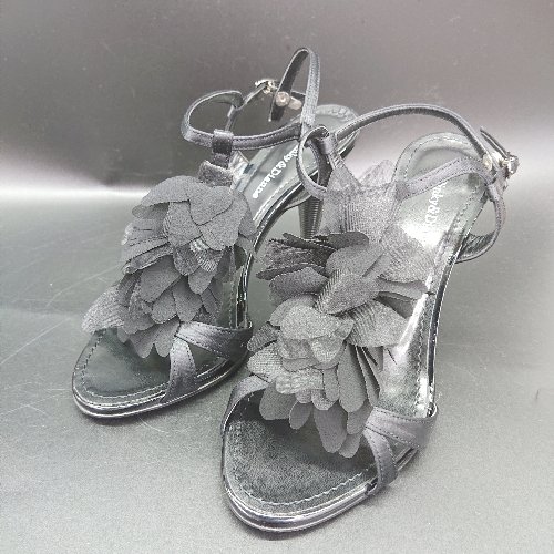 65■新品♪Pinky＆Dianne 本革パイソンサンダル（35半） 65□新品♪Pinky＆Dianne 本革パイソンサンダル（35半）