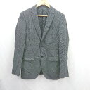 ◇ ⊇ hiromichinakano ヒロミチナカノ ウール混 長袖 スーツジャケット サイズ96Y7 ブラック メンズ E 【中古】