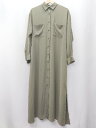 ◇ ◎ ⊇ JOURNAL STANDARD ジャーナルスタンダード 長袖 ロングシャツ サイズF ダークグリーン系 レディース メンズ E 【中古】