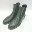 ■ Θ BEAMS ビームス ウエスタン風 ショート レインブーツ サイズ38 ブラック レディース E 【中古】